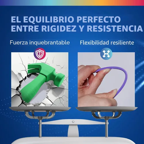 Vista 3 de Overture PLA Plus (PLA+) Filamento de 1/16 pulgadas, dureza mejorada con rollo PLA, con superficie de construcción 3D de 7.87 × 7.87 pulgadas, PLA
