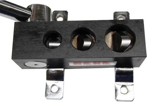 Vista 2 de KAKA INDUSTRIAL Manual de muesca de tubo y tubo para 1 pulgada, 1-1/4 pulgadas, 1-1/2 pulgadas de diámetro interior, 90 grados de alta precisión