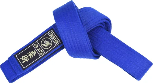 Vista 2 de Cinturón Jiu Jitsu Cinturón BJJ de 1.5 pulgadas de ancho Parche tejido de alta calidad Cinturón de 9 costuras