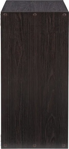 Vista 11 de Linon Home Decor Linon Dawes 4 gabinetes de almacenamiento de cubos de café expreso