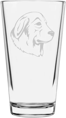 Vista 261 de Podenco Canario - Vaso de pinta de 16 onzas con temática de perro personalizado