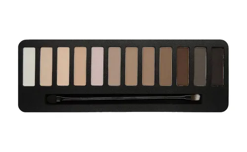 Vista 8 de W7 Mighty Mattes - Sombra de ojos – 12 colores nude mate – Paleta de maquillaje impecable y natural de larga duración