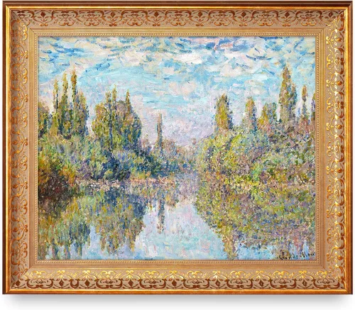 Vista 315 de A&T ARTWORK Antibes Seen from The Salis Gardens de Claude Monet Las Obras de Arte Clásico Mundial Reproducciones, Impresiones de Arte en Lienzo