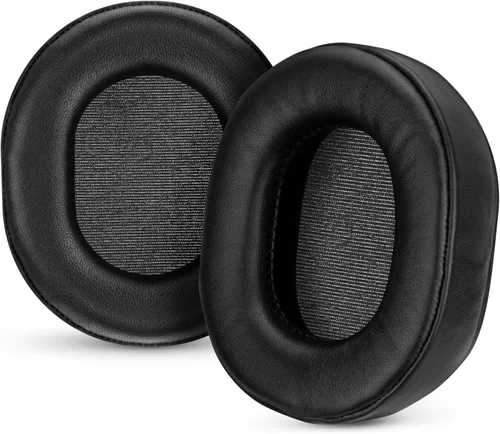 Vista 11 de Brainwavz Almohadillas de repuesto para auriculares SteelSeries Arctis 1, 3, 5, 7, 9X, Pro y Prime, espuma viscoelástica y piel sintética (negro)