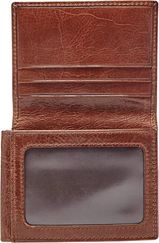 Vista 2 de Fossil Cartera de piel con bloqueo RFID para hombre