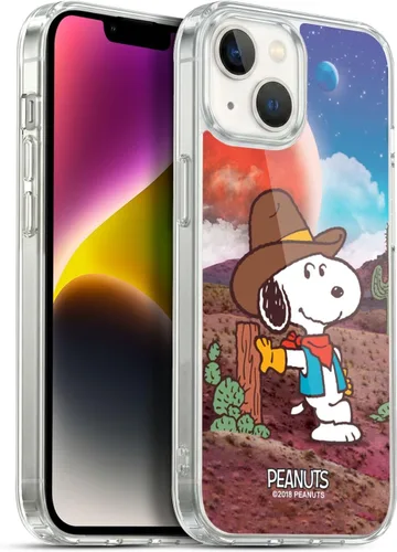 Vista 67 de Head Case Designs Funda de gel con licencia oficial de Peanuts Nebula Cactus Needles Snoopy Space Cowboy [protección de grado militar] compatible