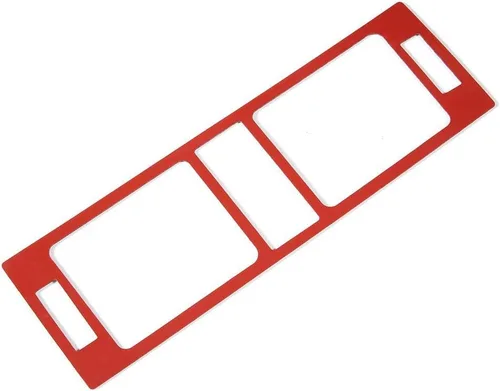Vista 6 de Ajuste de panel de ventilación de aire A/C, fibra de carbono, consola central, cubierta de salida de aire, ajuste para clase C W204 05-12