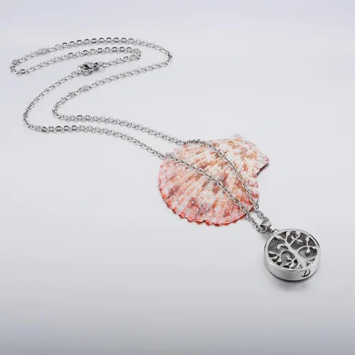 Vista 3 de Valyria - Collar con medallón de urna conmemorativa con árbol de la vida