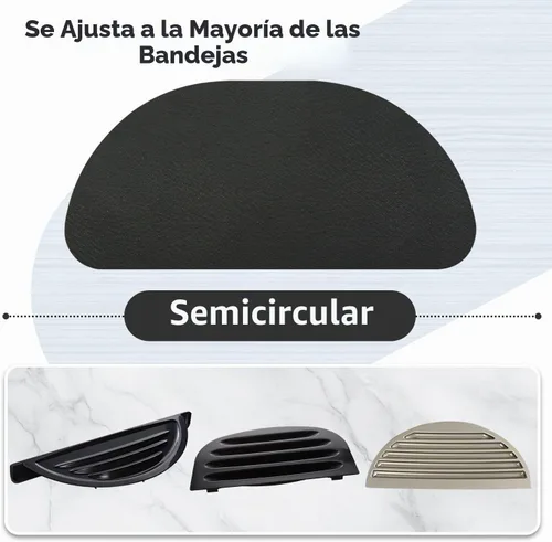 Vista 6 de LOPNUR Paquete de 2 recolectores de bandeja de goteo para refrigerador Negro