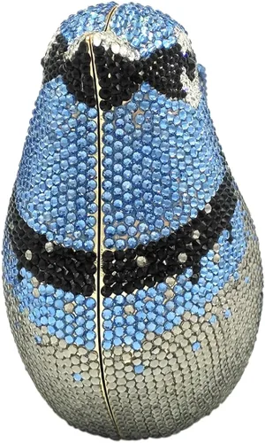 Vista 2 de Bolsos de noche de cristal para mujer embragues bolso cadena cartera bolsos elegantes fiesta pájaro