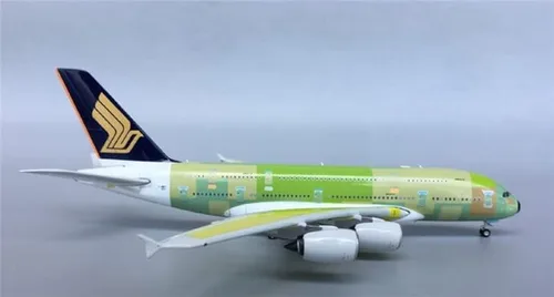 Vista 3 de Phoenix Singapore Airlines para Airbus A380 F-WWST 1 ° 400 DIECAST modelo de avión preconstruido