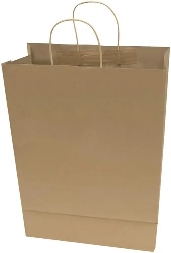 Vista 2 de COSCO CoscoProducts 091566 - Bolsa de 12 x 6.5 x 17 pulgadas, marrón Kraft, 50