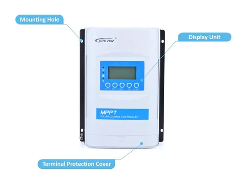 Vista 6 de EPEVER Controlador de carga solar MPPT serie XTRA3215N, carga y descarga máxima de 30 A, conversión de energía de alta eficiencia, ideal