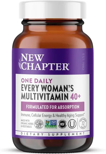 Vista 10 de Comprimidos multivitamínicos para mujeres de 40 años en adelante New Chapter, una al día, ANC-204, 1, 1