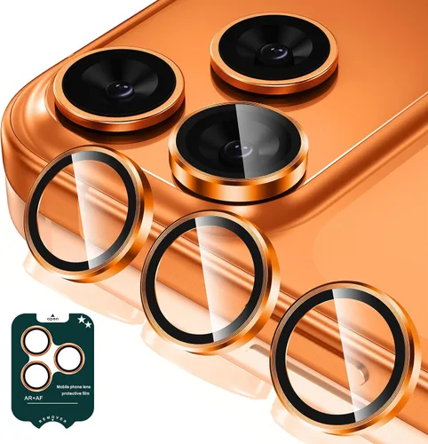 Vista 22 de Tensea Protector de lente de cámara Compatible para iPhone 17 Pro Max/17 Pro/15 Pro Max/15 Pro/16 Pro Max/16 Pro/14 Pro Max/14 Pro, Cubierta