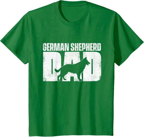 Vista 33 de Camiseta de pastor alemán para el día del padre del dueño de perros caninos, Negro
