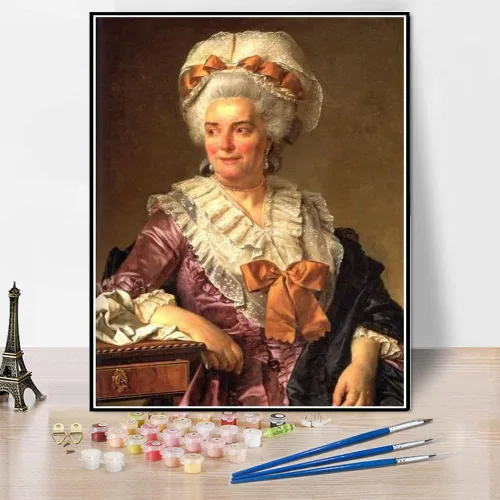Vista 12 de Pintura por números para adultos Napoleón cruzando los Alpes en el paso de San Bernardo, Th May Pintura por Jacques Louis David DIY Pintura al óleo
