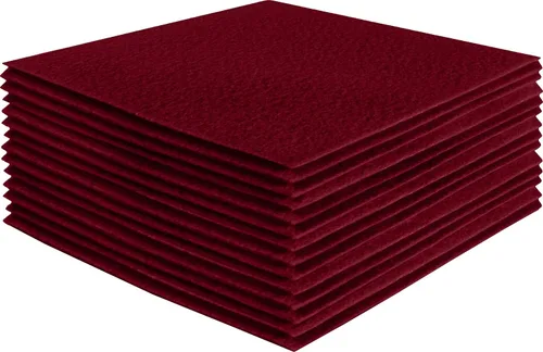 Vista 102 de FabricLA Hojas de fieltro acrílico para manualidades, cuadrados de fieltro precortados suaves de 4 x 4 pulgadas (3.9 in x 3.9 in), utiliza hojas
