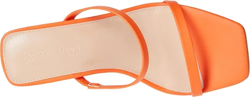 Vista 8 de The Drop Women's Avery Square Toe Two Strap High Heeled Sandal