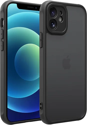 Vista 28 de Funda Translúcida Mate para iPhone 11, [Protección contra Caídas de Grado Militar de 10 Pies] Parachoques Protector Delgado Duradero Resistente a