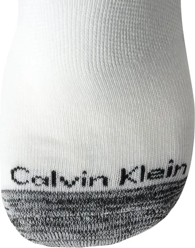 Vista 44 de Calvin Klein Calcetines para hombre, mezcla de algodón, acolchados, sin talla, forro de calcetines atléticos (6 unidades)