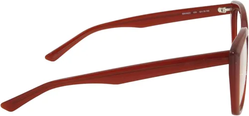 Vista 3 de Balenciaga BB0062O 004 Gafas Mujer Rojo Borde Completo Marco Óptico 2087in