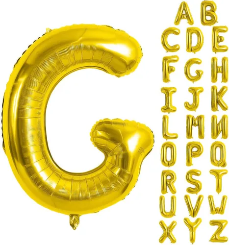 Vista 50 de Globos de letras azules de 40 pulgadas, globo grande del alfabeto de aluminio de Mylar para decoración de cumpleaños, boda, aniversario, graduación