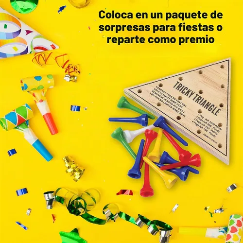 Vista 5 de U.S. Toy Juego del Triángulo Difícil - Juegos de viaje, surtido, MU845