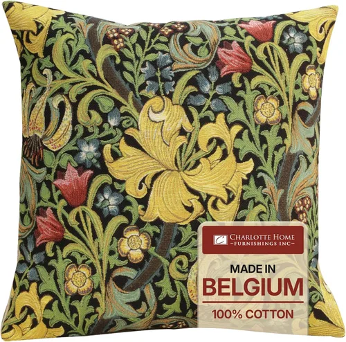 Vista 23 de Fundas de almohada Charlotte Home Furnishings, fundas de almohada decorativas boho para sofá, fundas de cojín cuadradas Árbol de la Vida de luz