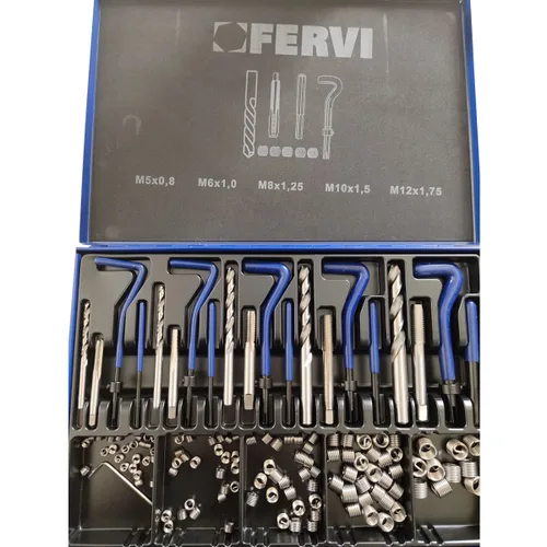 Vista 15 de HHIP 1011-0081 Kit de reparación de roscas helicoidales STI de 31 piezas 1/4-20