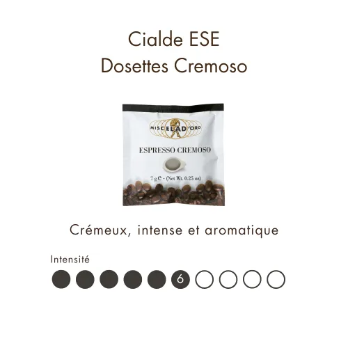 Vista 4 de Miscela d'Oro Single Shot Espresso Cremoso Ground Pods, paquete de 150