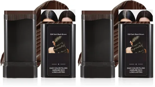 Vista 12 de Barra de retoque de cabello, barra de cubierta de cabello gris instantáneo, peine integrado para mezcla sin costuras, corrector crema, cubierta