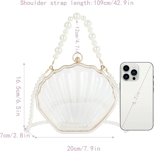 Vista 6 de Mini bolso cruzado con asa superior para mujer