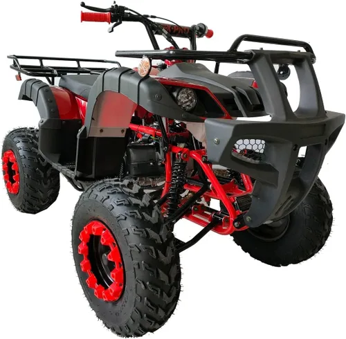 Vista 5 de HHH ATV Quad de 4 ruedas para adultos, de 200 cc, cuatrimoto, tamaño completo, para jóvenes, ATV para jóvenes y grandes (negro)