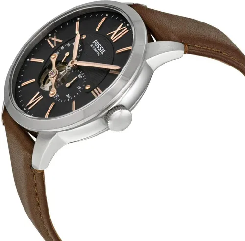 Vista 6 de Fossil - Reloj de pulsera automático y mecánico de estilo Townsman en acero inoxidable para hombre
