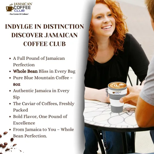 Vista 7 de JamaicanCoffeeClub 100% Blue Mountain - Café en grano entero, WB 8 onzas de granos tostados jamaicanos, sabor rico y suave, granos gourmet