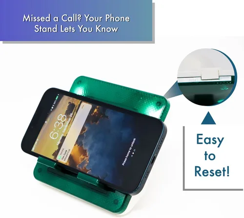 Vista 6 de Serene Innovations Amplificador de timbre de teléfono celular y timbre inalámbrico con agitador de cama, timbre externo para teléfono celular