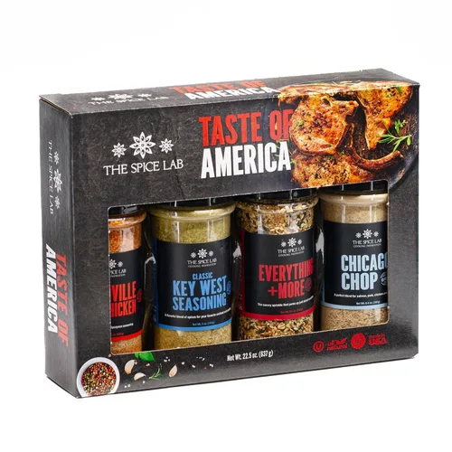 Vista 10 de Juego de 4 tarros cocteleros para asar a la parrilla, condimentos premium para parrilla, juego de accesorios para barbacoa, imprescindible para cada