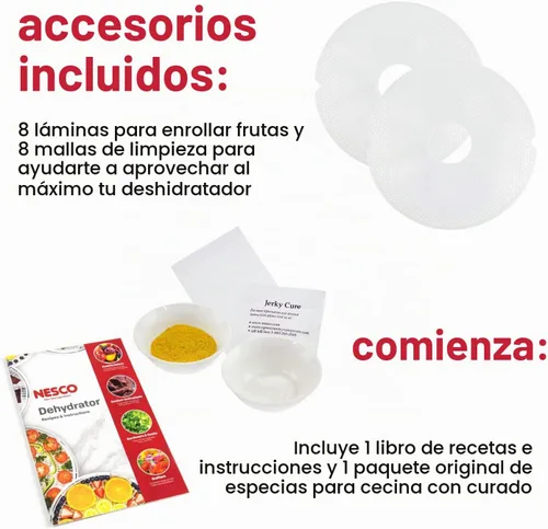Vista 6 de Nesco FD-1018A Gardenmaster Deshidratador de alimentos, 1000 vatios