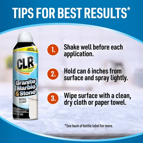 Vista 4 de Espray aerosol limpiador de piedra de 12 oz CLR CGS-12