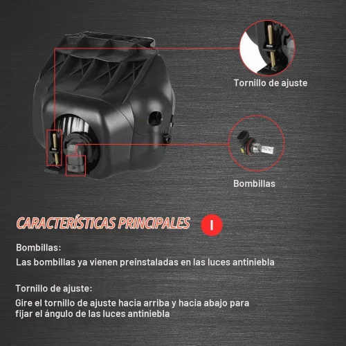 Vista 5 de A ABIGAIL Luces antiniebla de conducción de repuesto para Chevy Silverado 2003 2004 2005 2006 2007 todos los modelos Avalanche 2002-2006 sin