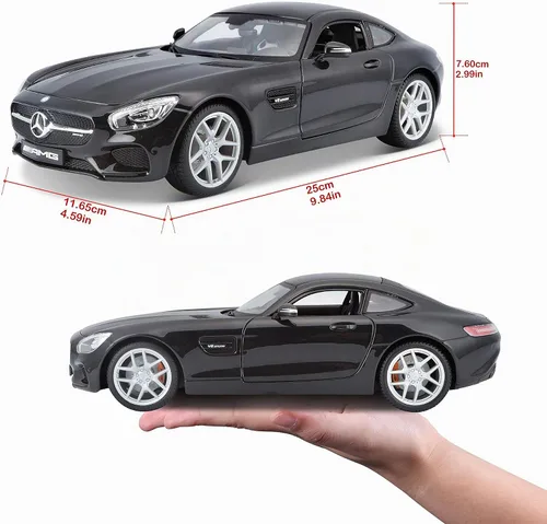 Vista 6 de Maisto M31398 1:18 Mercedes AMG GT, negro