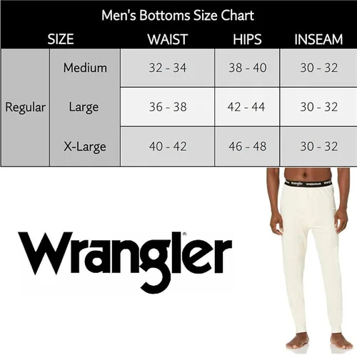 Vista 7 de Wrangler Pantalones térmicos de algodón pesado para hombre