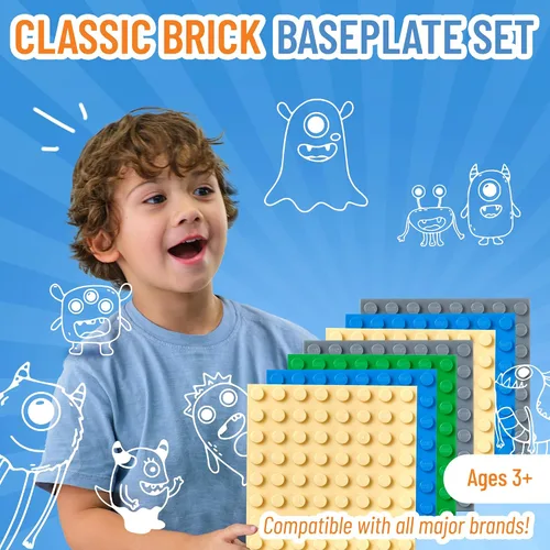 Vista 2 de Strictly Briks - Classic Briks - Kit de iniciación de construcción 100 % compatible con todas las principales marcas de bloques