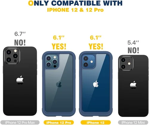 Vista 693 de DIACLARA - Funda transparente compatible con iPhone XR 6.1 pulgadas 2018