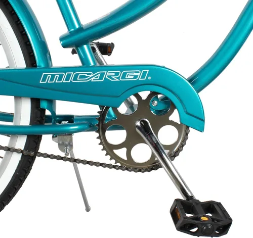 Vista 4 de MICARGI Frenos retro de 26" para bicicleta de playa Cruiser para mujer