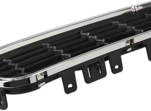 Vista 4 de CHEDA Parachoques delantero superior parrilla cromo y negro compatible con Chevy Sonic 2012 2013 2014 2015 2016