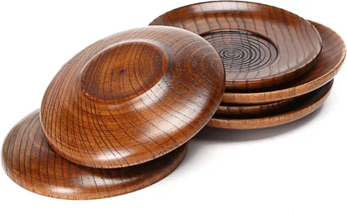 Vista 4 de Socospace Bandeja organizadora de joyería de madera, para anillos, pendientes, collar, anillo