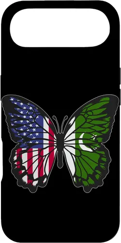 Vista 27 de Pakistani Roots USA Pakistan Mix Butterfly Pakistan Heritage Case for iPhone 17