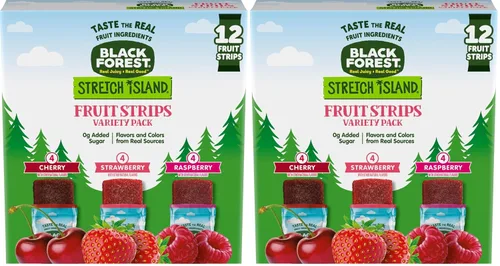 Vista 13 de Black Forest Stretch Island Tiras de frutas, fresa, tiras de 0.5 onzas (Paquete de 30)